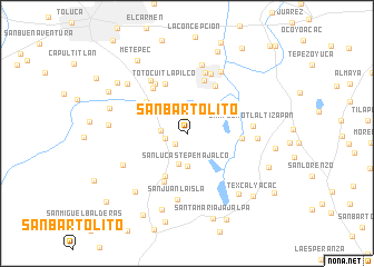 map of San Bartolito