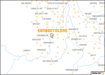 map of San Bartolome