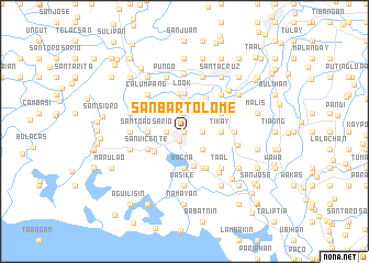 map of San Bartolome