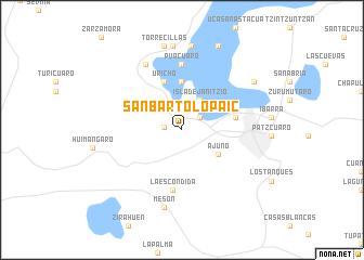 map of San Bartolo Paic