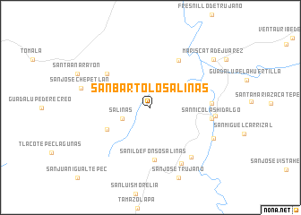 map of San Bartolo Salinas