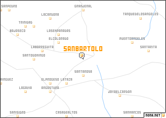 map of San Bartolo