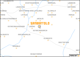 map of San Bartolo