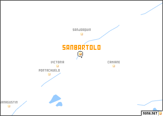 map of San Bartolo