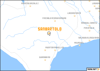 map of San Bartolo