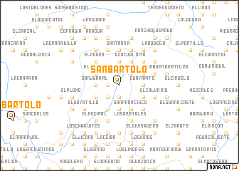 map of San Bartolo