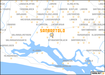 map of San Bartolo