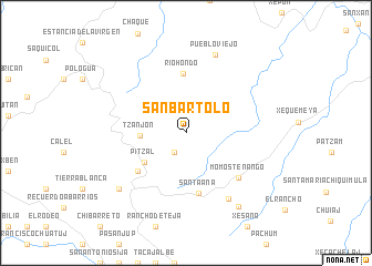 map of San Bartolo