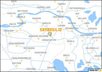 map of San Basilio