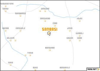 map of Sanbasi