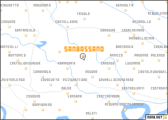 map of San Bassano