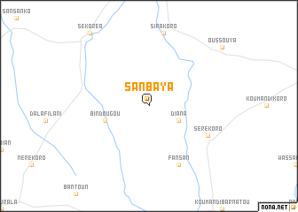 map of Sanbaya