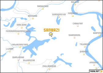 map of Sanbazi