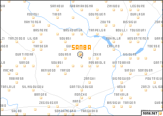 map of Sanba