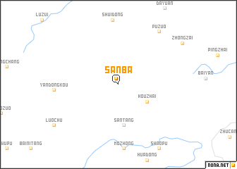 map of Sanba