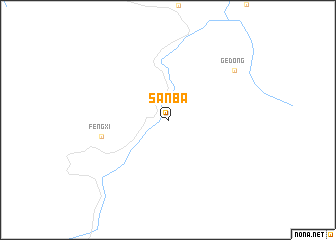 map of Sanba