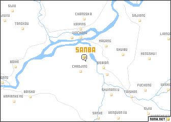 map of Sanba