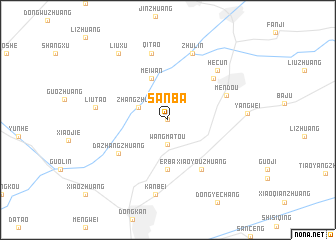 map of Sanba