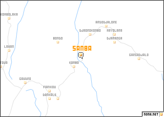 map of Sanba