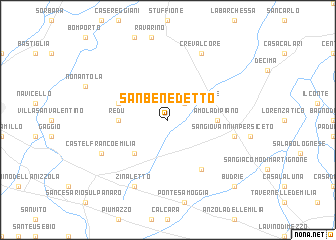 map of San Benedetto