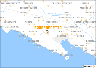 map of San Benedetto