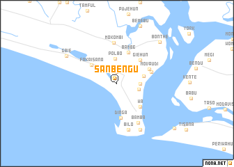 map of Sanbengu