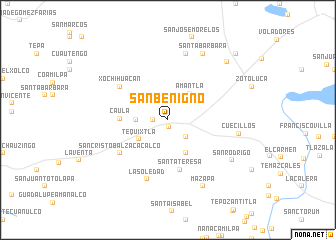 map of San Benigno