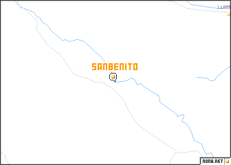 map of San Benito