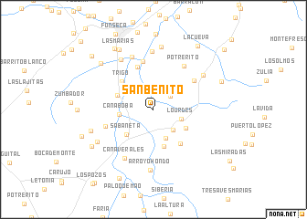 map of San Benito