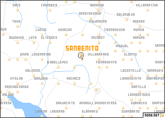 map of San Benito