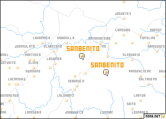 map of San Benito