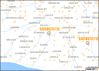 map of San Benito