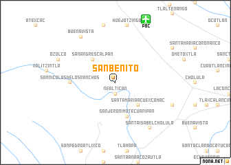 map of San Benito