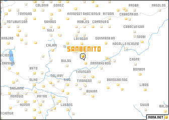 map of San Benito