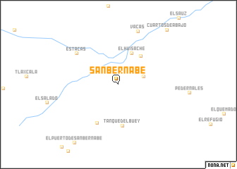 map of San Bernabé