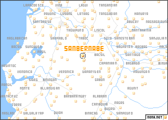 map of San Bernabe