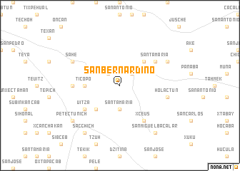 map of San Bernardino