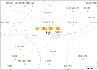 map of San Bernardo