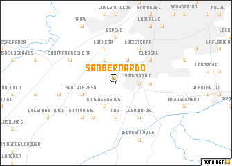 map of San Bernardo