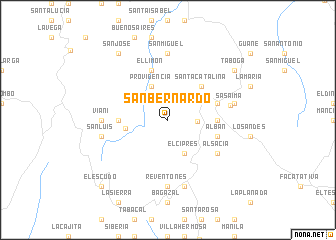 map of San Bernardo