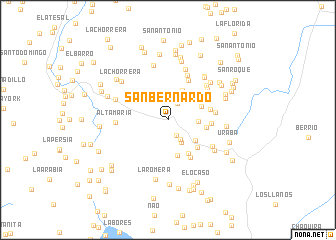 map of San Bernardo