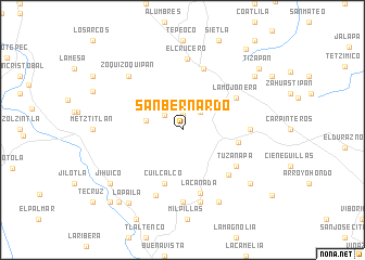 map of San Bernardo