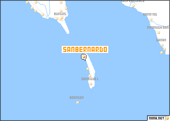 map of San Bernardo