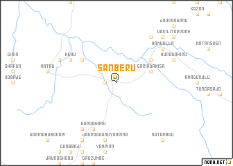 map of Sanberu