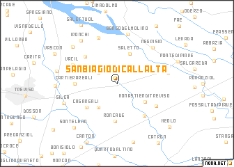 map of San Biagio di Callalta