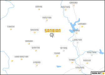 map of Sanbian