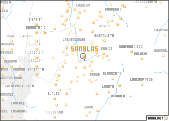 map of San Blas