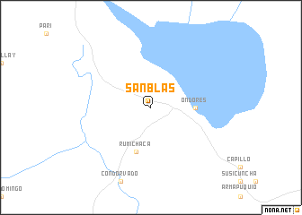 map of San Blas