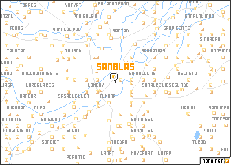 map of San Blas