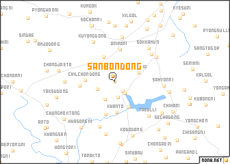 map of Sanbon-dong
